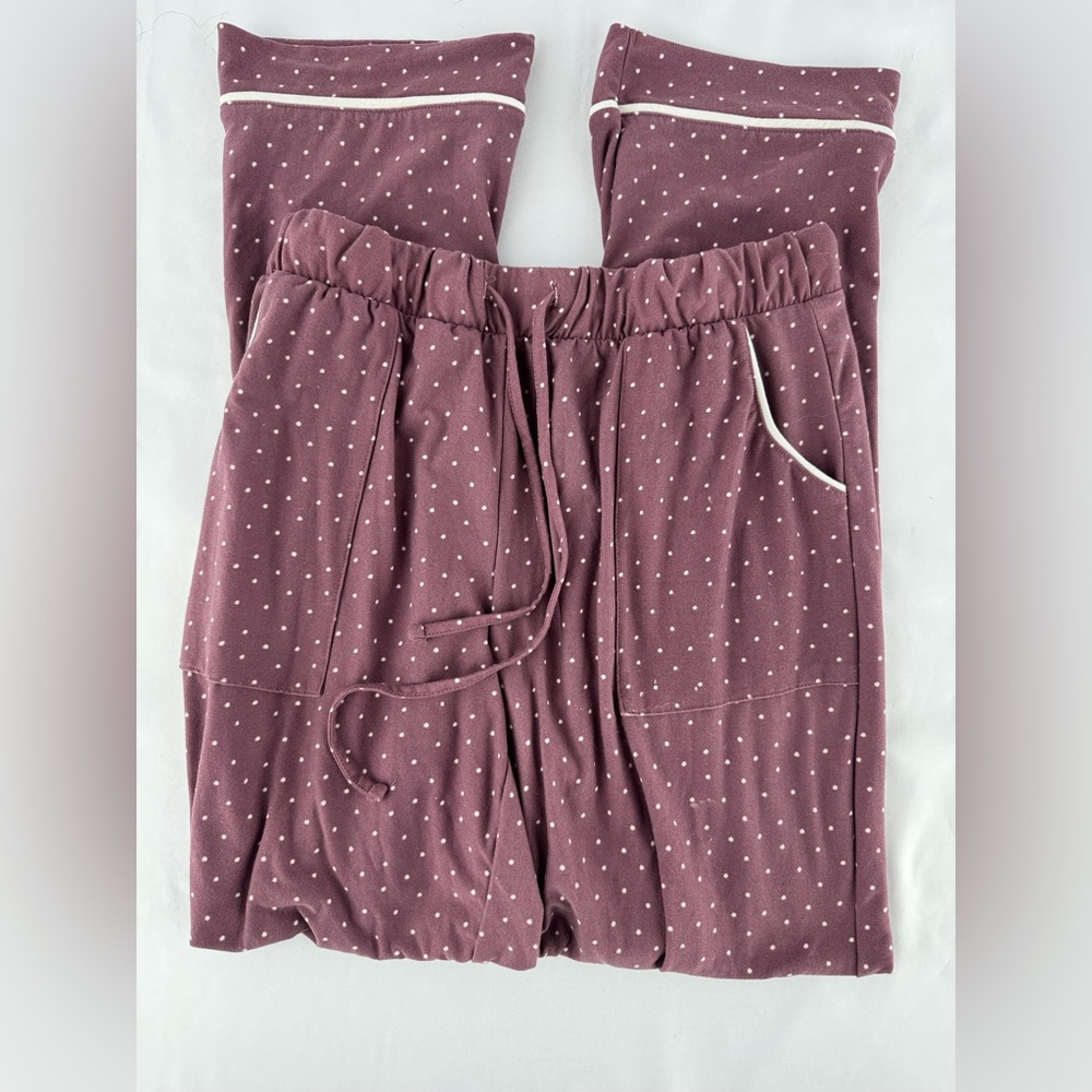 Lucky Brand Polka Dot Pajama Pants with Drawstring